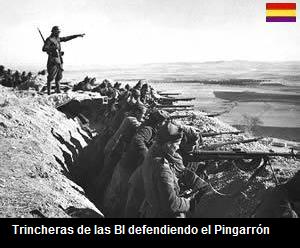 brigada internacional defendiendo el pingarrón